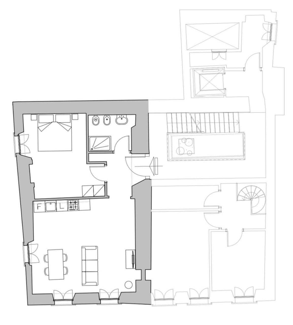 加尔达湖滨Palazzo Riccamboni公寓 外观 照片